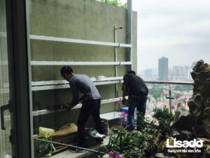 Công trình trồng rau thuỷ canh nhà cô Hải Vân (Tô Hiệu – Hà Đông)