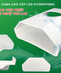 Ống nhựa trồng rau thủy canh lục giác Lisado
