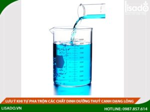 Lưu ý khi tự pha trộn các chất dinh dưỡng thuỷ canh dạng lỏng