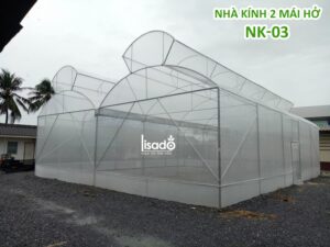 Nhà kính 2 mái hở NK-03