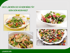 Cách làm món gỏi và nộm măng tây giòn giòn ngon ngọt