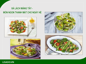 Xà lách măng tây – Món ngon thanh mát cho ngày hè