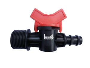 Van ống phi Ø16 x 21mm ren ngoài