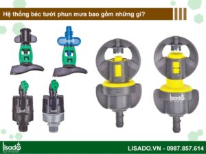 Hệ thống tưới phun mưa israel bao gồm những gì? Cách lắp đặt?