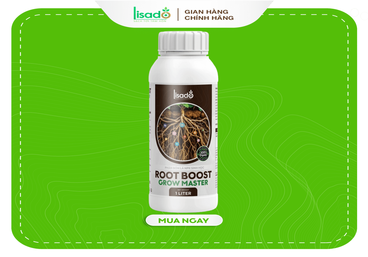 Phân bón lá sinh học Root Boost – Kích rễ – Phục hồi tăng trưởng